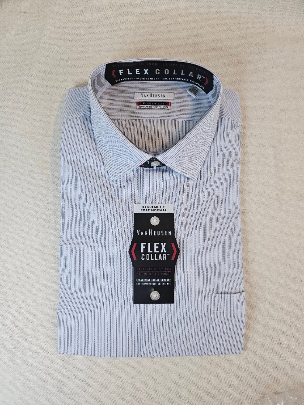 Van Heusen Men's Flex Collar Dress Shirt - Size 16.5